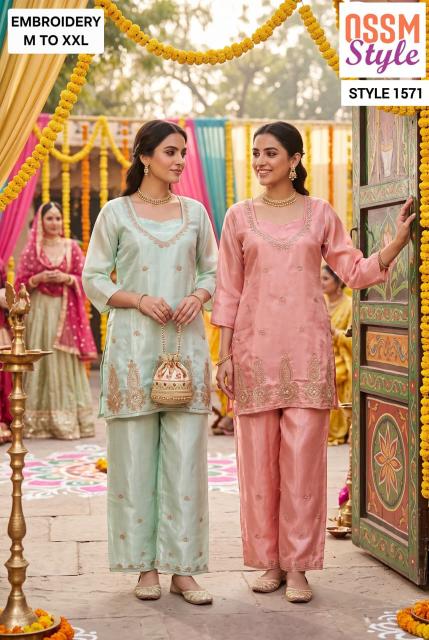 Ossm style 1571 coord set wholesale clothes india